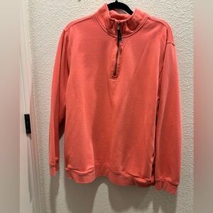 XL Pink Charles River Quarter Zip